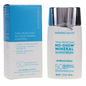 COLORESCIENCE Total Protection No-Show Mineral Sunscreen SPF 50